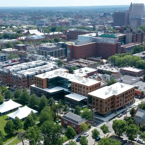 View of Brown University